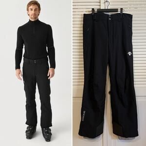 Descente Black Insulated Ski and Snowboard Pants